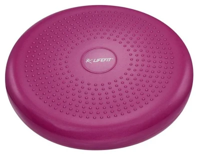 Lifefit Balanční masážní polštářek Balance Cushion 33cm bordó Lifefit Balanční masážní polštářek Balance Cushion 33cm bordó