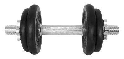 Lifefit Činka nakladacia jednoručná 10 kg 30mm tyč/4x kotúč Lifefit Činka nakladacia jednoručná 10 kg 30mm tyč/4x kotúč