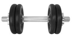 Lifefit Činka nakládací jednoruční 12 kg 30mm tyč/4x kotouč Lifefit Činka nakládací jednoruční 12 kg 30mm tyč/4x kotouč