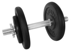 Lifefit Činka nakládací jednoruční 15 kg 30mm tyč/4x kotouč