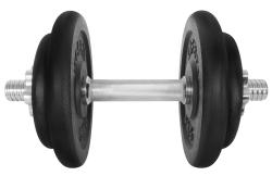 Lifefit Činka nakladacia jednoručná 17 kg 30mm tyč/4x kotúč Lifefit Činka nakladacia jednoručná 17 kg 30mm tyč/4x kotúč
