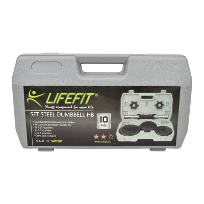 Lifefit Činkový set Dumbbell SET Steel Hb-03 10kg ABS