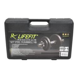 Lifefit Činkový set Dumbbell SET Steel HB 10kg ABS