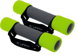 Lifefit Činky molitanové s páskem Plus 2x0.5 kg new