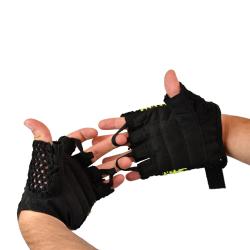 Lifefit Fitness rukavice Fit černo-zelené