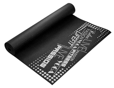 Lifefit Gymnastická podložka SLIMFIT, 173x58x0.4cm, černá