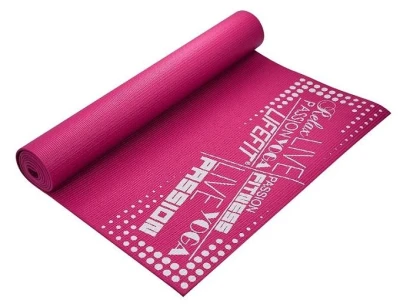 Lifefit Gymnastická podložka SLIMFIT, 173x58x0.4cm, světle růžová