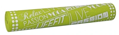 Lifefit Gymnastická podložka SLIMFIT, 173x58x0.4cm, světle zelená Lifefit Gymnastická podložka SLIMFIT, 173x58x0.4cm, světle zelená