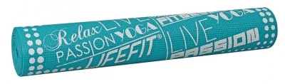 Lifefit Gymnastická podložka SLIMFIT, 173x58x0.4cm, světle tyrkysová Lifefit Gymnastická podložka SLIMFIT, 173x58x0.4cm, světle tyrkysová