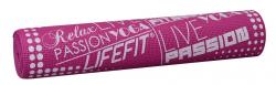 Lifefit Gymnastická podložka SLIMFIT PLUS, 173x61x0.6cm, bordová