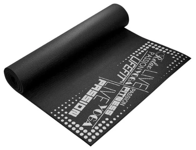 Lifefit Gymnastická podložka SLIMFIT PLUS, 173x58x0.6cm, černá