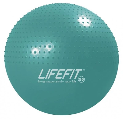 Lifefit Gymnastický masážní míč Massage Ball 55 cm tyrkysový Lifefit Gymnastický masážní míč Massage Ball 55 cm tyrkysový