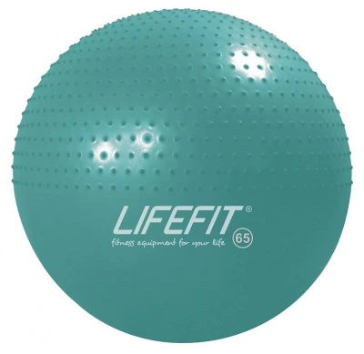 Lifefit Gymnastický masážní míč Massage Ball 65 cm tyrkysový Lifefit Gymnastický masážní míč Massage Ball 65 cm tyrkysový