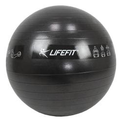 Lifefit Gymnastický loptu ANTI-BURST 55 cm, čierna Lifefit Gymnastický loptu ANTI-BURST 55 cm, čierna