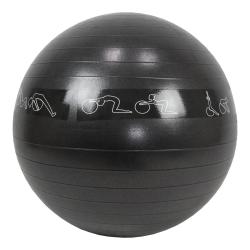 Lifefit Gymnastický míč ANTI-BURST 55 cm, černý