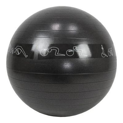 Lifefit Gymnastický míč ANTI-BURST 55 cm, černý