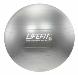 Lifefit Gymnastický loptu Anti-burst 55 cm strieborný