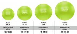 Lifefit ANTI-BURST 55 cm, zelený Gymnastický míč