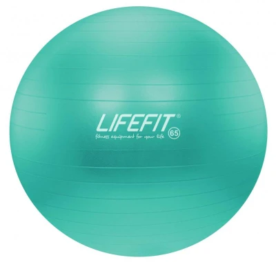 Lifefit Gymnastický míč Anti-burst 65 cm tyrkysový