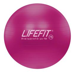 Lifefit Gymnastický míč Anti-burst 75 cm bordó Lifefit Gymnastický míč Anti-burst 75 cm bordó