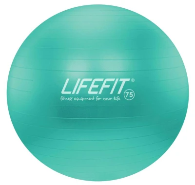 Lifefit Gymnastický míč Anti-burst 75 cm tyrkysový Lifefit Gymnastický míč Anti-burst 75 cm tyrkysový