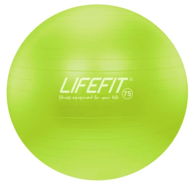 Lifefit Gymnastický míč Anti-burst 75 cm zelený