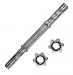 Lifefit Hřídel na jednoruční činku 35cm / 30mm vč. matic