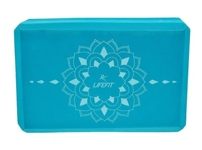 Lifefit Joga Blok Boga tyrkysová
