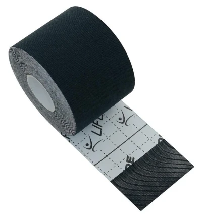 Lifefit Kinesion tape 5cmx5m, černá