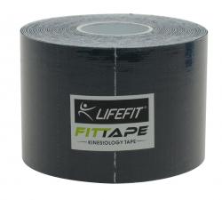 Lifefit Kinesion tape 5cmx5m, černá