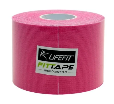 Lifefit Kinesion tape 5cmx5m, ružová