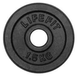 Lifefit Kotouč 1.5kg kovový pro 30mm tyč