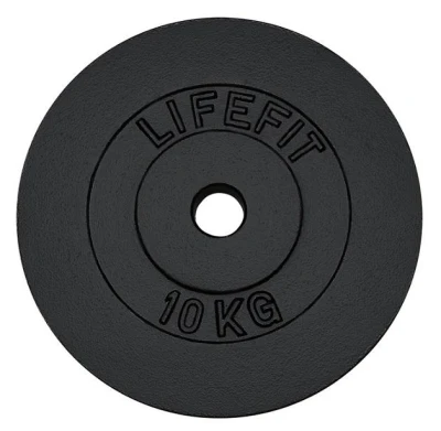 Lifefit Kotouč 10kg Angular kovový pro 30mm tyč