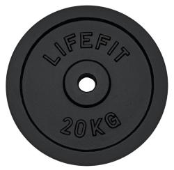 Lifefit Kotúč 20kg Angular kovový pre 30mm tyč