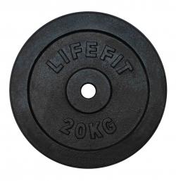 Lifefit Kotouč 20kg, kovový, pro 30mm tyč