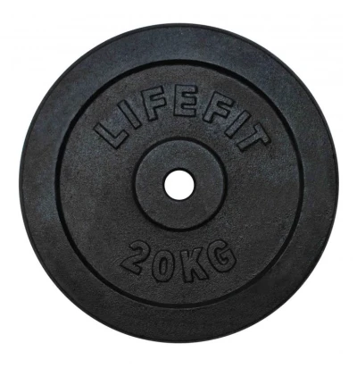Lifefit Kotouč 20kg, kovový, pro 30mm tyč