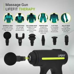 Lifefit Masážní pistole Therapy + sleva 200,- na příslušenství