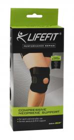 Lifefit Neoprénová bandáž BN304 Koleno otvorené s výstuhou