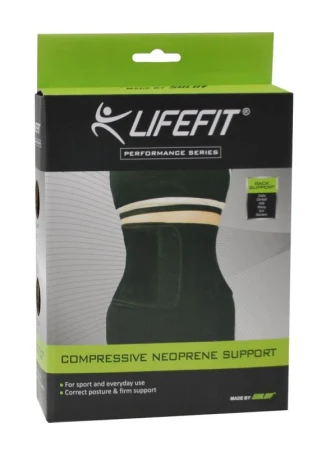 Lifefit Bn501 černá neoprenová bandáž na záda