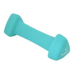 Lifefit Neoprenová činka Triangle 1 x 1.0 kg tyrkysová
