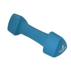 Lifefit Neoprenová činka Triangle 1 x 2.0 kg modrá