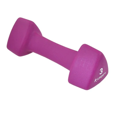 Lifefit Neoprénová činka Triangle 1 x 3.0 kg bordó Lifefit Neoprénová činka Triangle 1 x 3.0 kg bordó