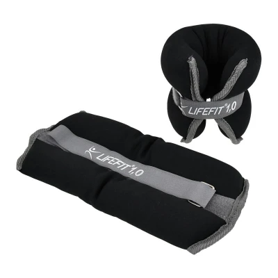 Lifefit Neoprenová zátěž kotník/zápěstí S2 2x1 0kg černá
