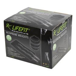 Lifefit Neoprenová zátěž kotník/zápěstí S2 2x3.0kg černá