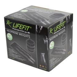 Lifefit Neoprenová zátěž kotník/zápěstí S2 2x4.0kg černá