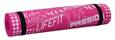 Lifefit Podložka YOGA MAT EXKLUZIV , 100x60x1cm, světle růžová Lifefit Podložka YOGA MAT EXKLUZIV , 100x60x1cm, světle růžová