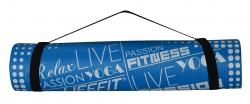 Lifefit Podložka YOGA MAT EXKLUZIV , 100x60x1cm, modrá