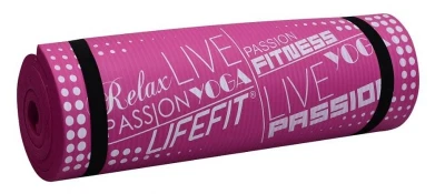 Lifefit Podložka YOGA MAT EXKLUZIV PLUS, 180x60x1.5cm, bordo Lifefit Podložka YOGA MAT EXKLUZIV PLUS, 180x60x1.5cm, bordo
