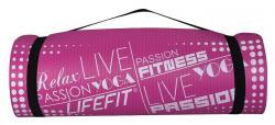Lifefit Podložka YOGA MAT EXKLUZIV PLUS, 180x60x1.5cm, bordo