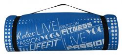 Lifefit Podložka YOGA MAT EXKLUZIV PLUS, 180x60x1.5cm, modrá